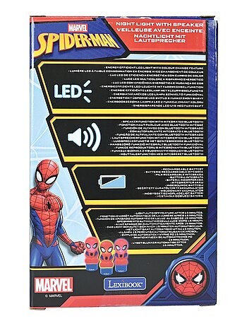Altoparlante bluetooth con luce notturna Spiderman