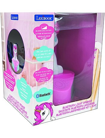 Altoparlante Bluetooth con statuetta luminosa di unicorno