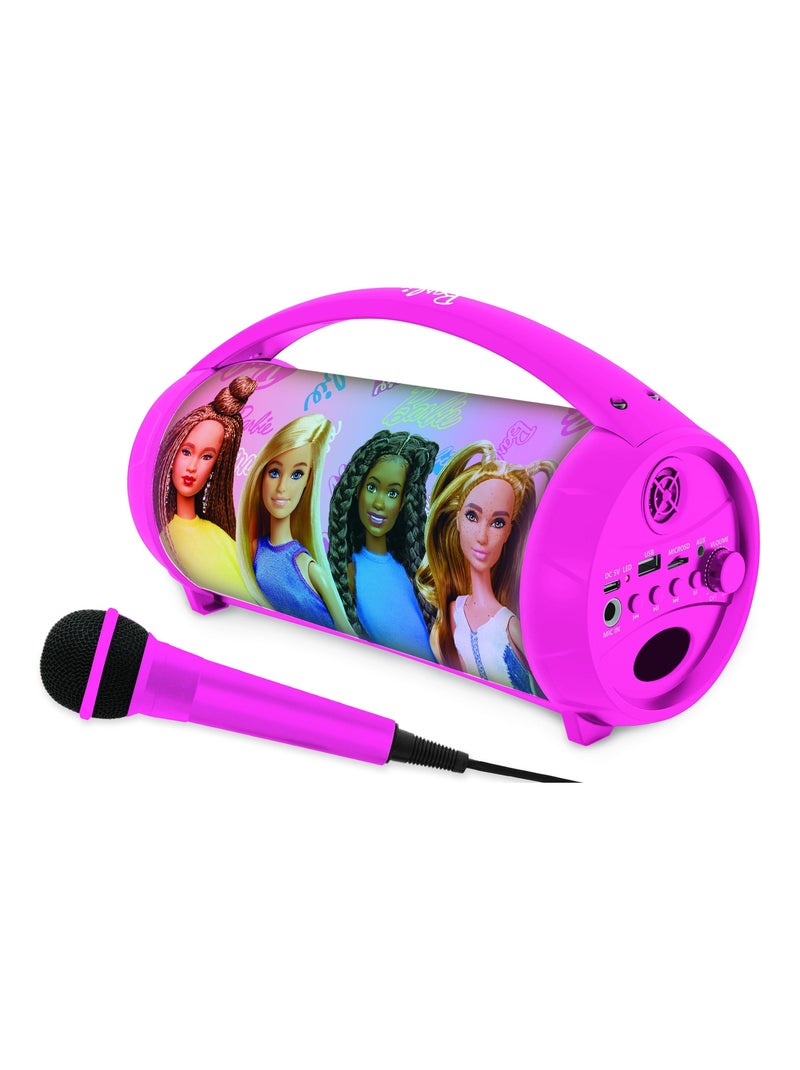 Altoparlante Bluetooth® di Barbie con microfono Rosa - Kiabi