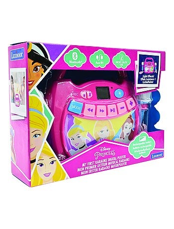 Altoparlante Bluetooth Disney principessa con luci e microfoni e batteria ricaricabile inclusi