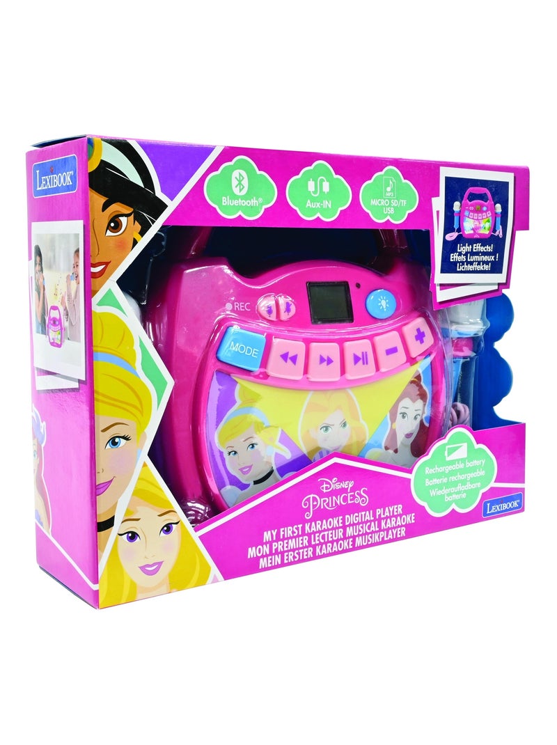 Altoparlante Bluetooth Disney principessa con luci e microfoni e batteria ricaricabile inclusi Rosa - Kiabi