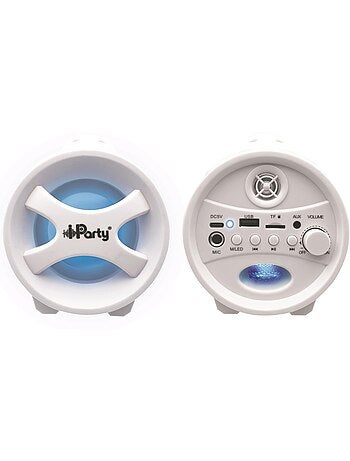 Altoparlante bluetooth iparty con luci e microfono