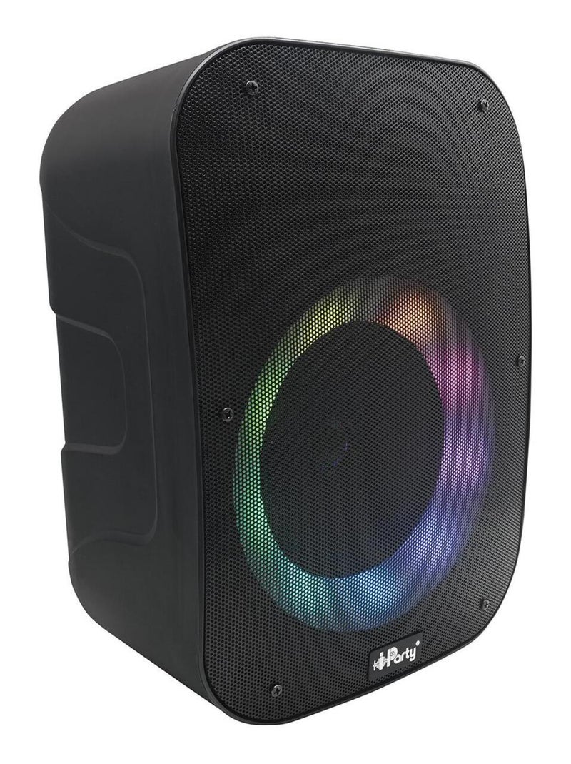 Altoparlante Bluetooth iParty con microfono ed effetti luminosi multicolore Nero - Kiabi