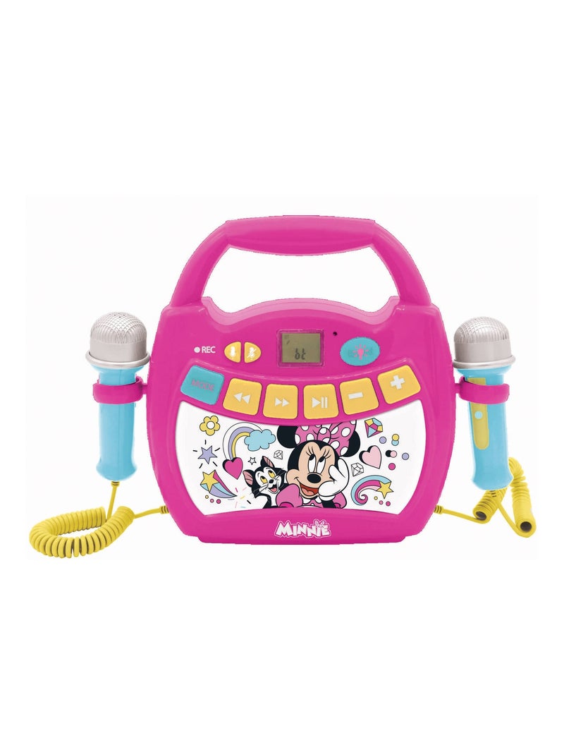Altoparlante Bluetooth leggero di Minnie Mouse con microfono e batteria ricaricabile Rosa - Kiabi