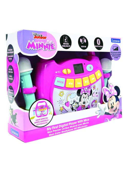 Altoparlante Bluetooth leggero di Minnie Mouse con microfono e batteria ricaricabile - Kiabi