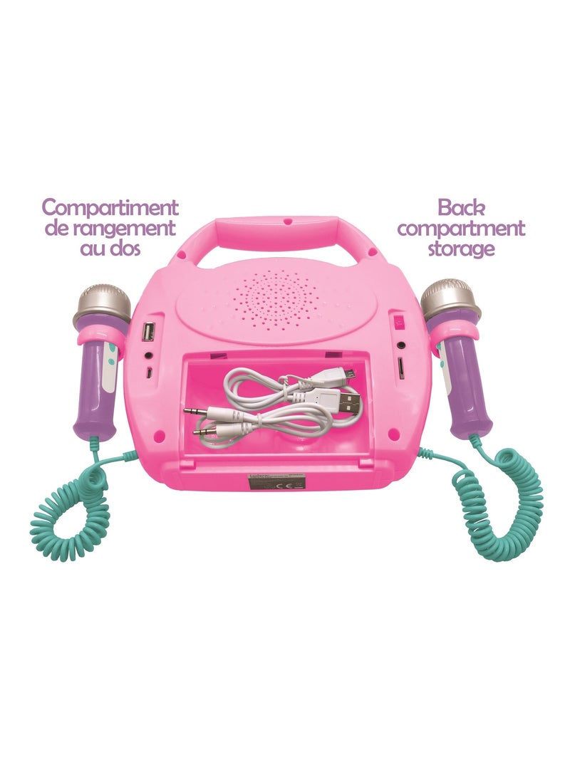 Altoparlante Bluetooth leggero Unicorno con microfono e batteria ricaricabile Rosa - Kiabi