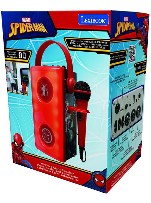 Altoparlante Bluetooth® luminoso di SpiderMan con microfono - Kiabi