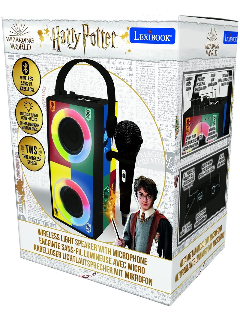 Altoparlante Bluetooth® portatile di Harry Potter con luci e microfono Nero - Kiabi