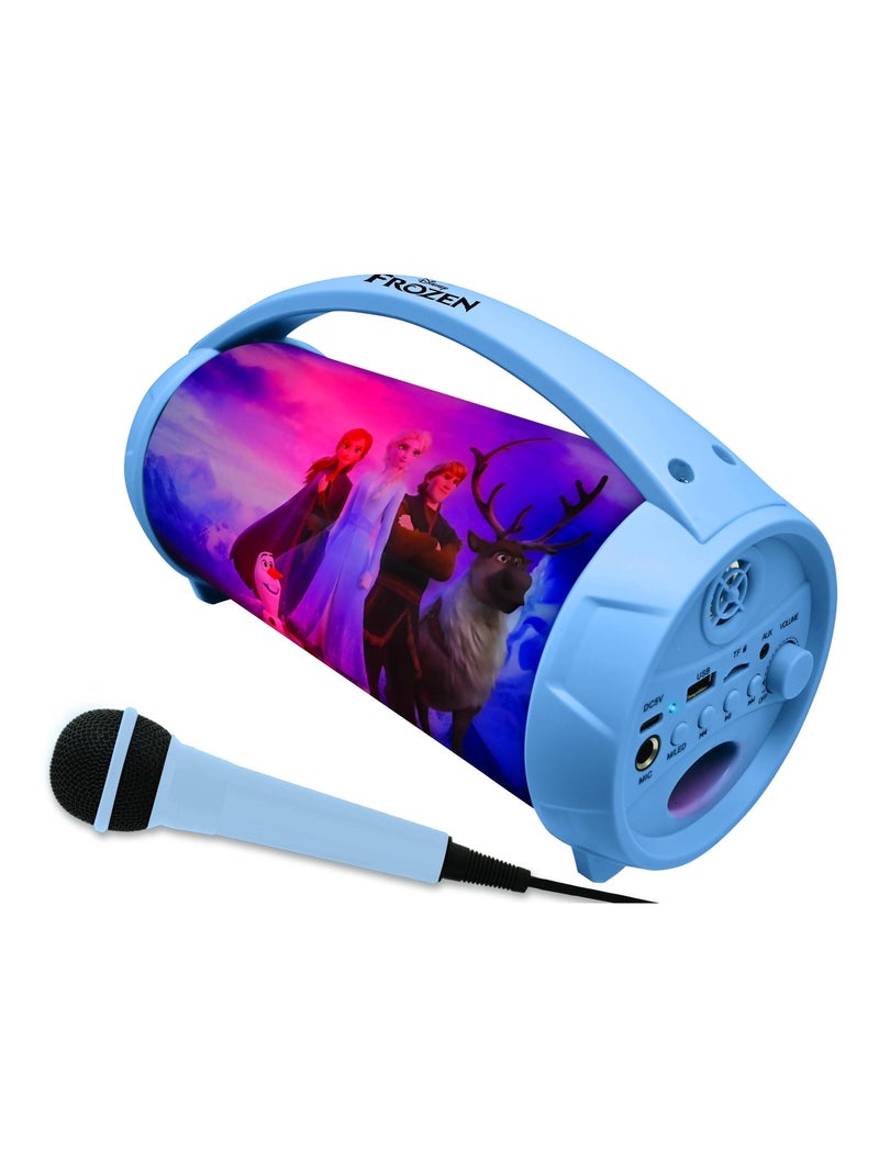Altoparlante Frozen Bluetooth® luce con microfono Blu - Kiabi
