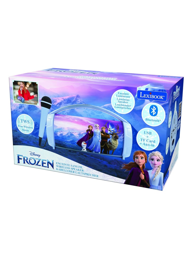 Altoparlante Frozen Bluetooth® luce con microfono Blu - Kiabi