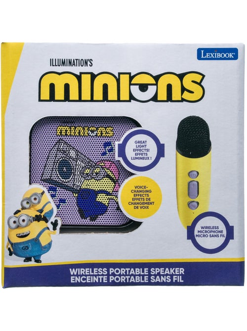 Altoparlante karaoke portatile minions con un microfono wireless - Kiabi Altoparlante karaoke portatile minions con un microfono wireless - Kiabi