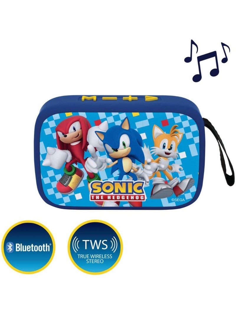Altoparlante portatile Sonic Bluetooth® con finitura in tessuto Blu - Kiabi