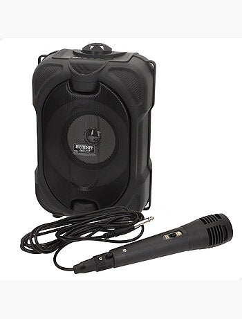 Altoparlante wireless con microfono e luci 19x15x16 cm bontempi