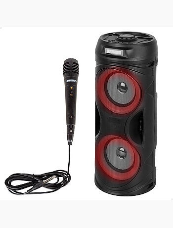 Altoparlante wireless da 160w con microfono e luci bontempi