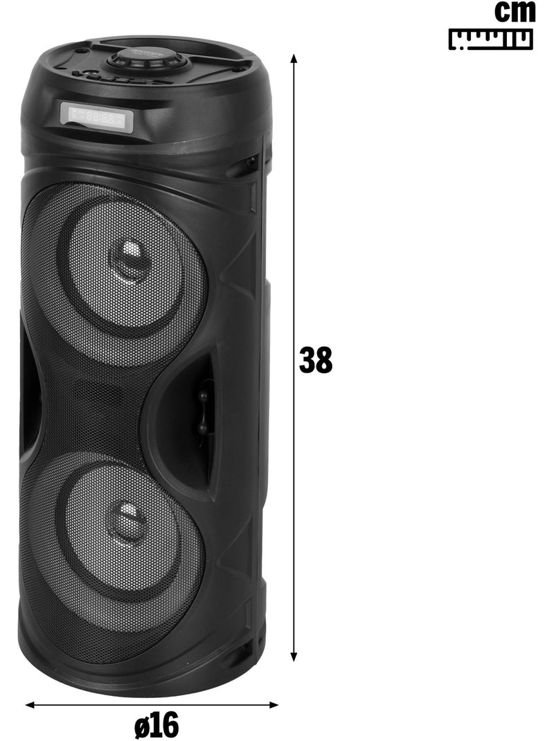 Altoparlante wireless da 160w con microfono e luci bontempi N/D - Kiabi