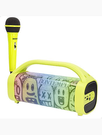Altoparlante wireless da 80w con karaoke e microfono bontempi