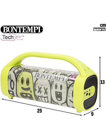 Altoparlante wireless da 80w con karaoke e microfono bontempi