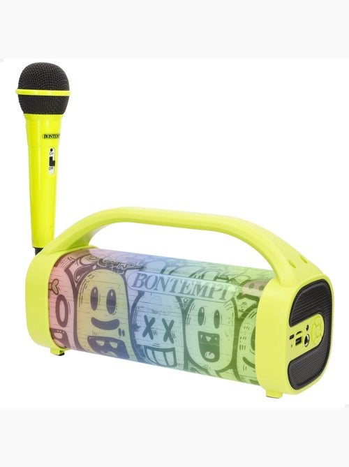 Altoparlante wireless da 80w con karaoke e microfono bontempi - Kiabi Altoparlante wireless da 80w con karaoke e microfono bontempi - Kiabi