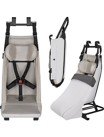 Amaca per rimorchio da bicicletta LIONELO Cama 2 in 1 – Da 1 a 10 mesi – Rivestimento ventilato
