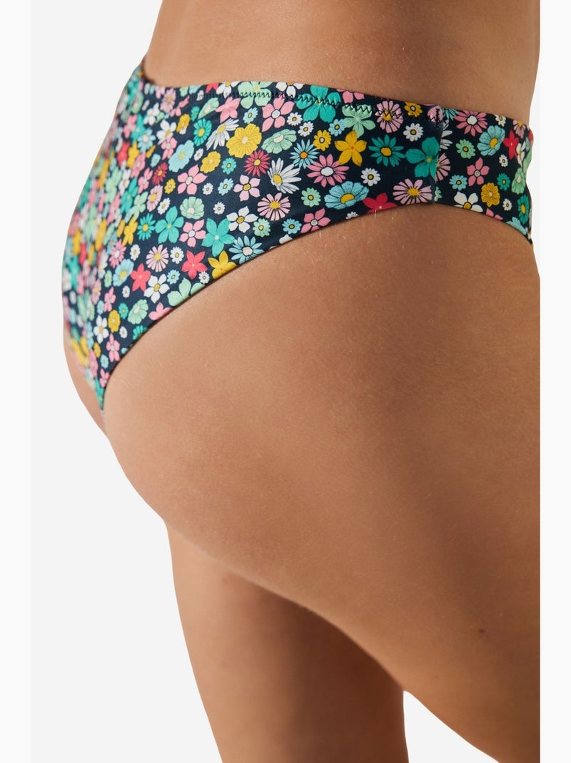 Amadora slip bikini hipster con stampa floreale penti Blu marino - Kiabi