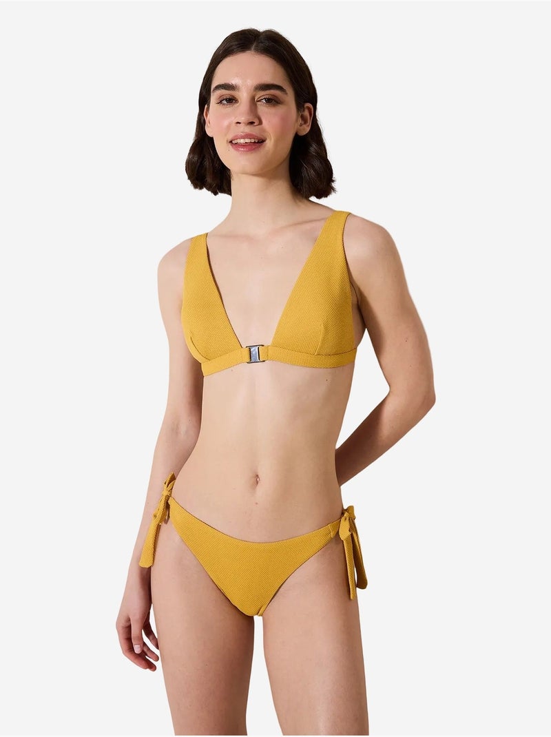 Amar slip bikini brasiliano testurizzato penti Ambra - Kiabi