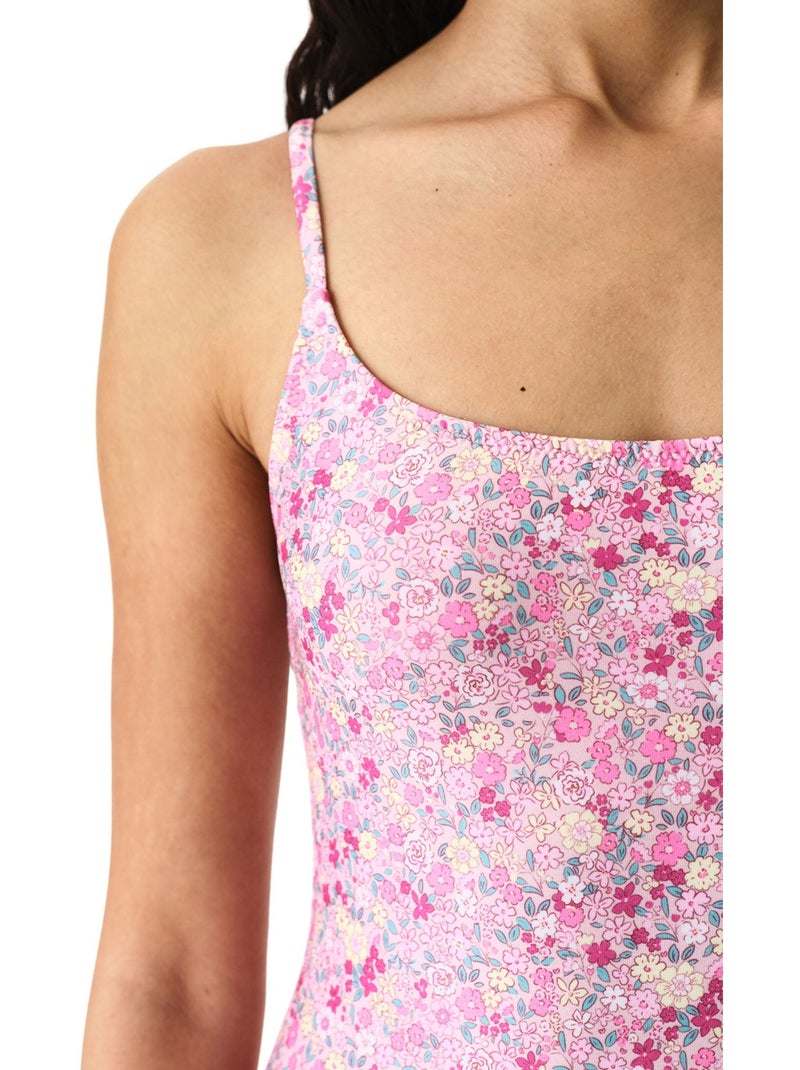 Amira costume intero con stampa a piccoli fiori penti Rosa/Bianco/Verde - Kiabi