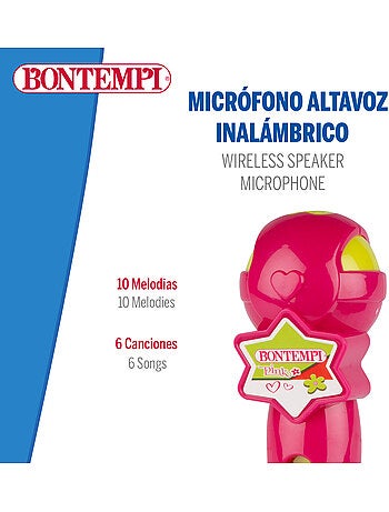 Amplificatore microfonico con luci e suoni bontempi