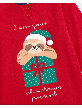 ANCHE Pigiama a maniche lunghe Trascorri un Natale pigro per la ragazza