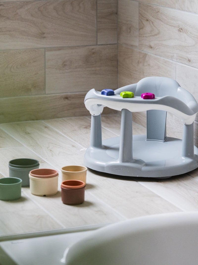 Anello da bagno Aquababy con 3 giochi educativi Thermobaby Grigio - Kiabi