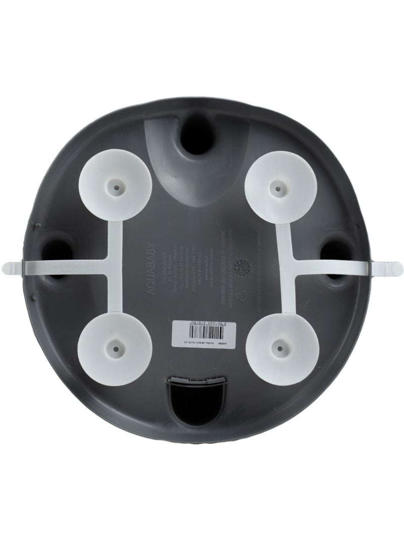 Anello da bagno Aquababy Thermobaby con 3 giochi su ventose Grigio tortora - Kiabi