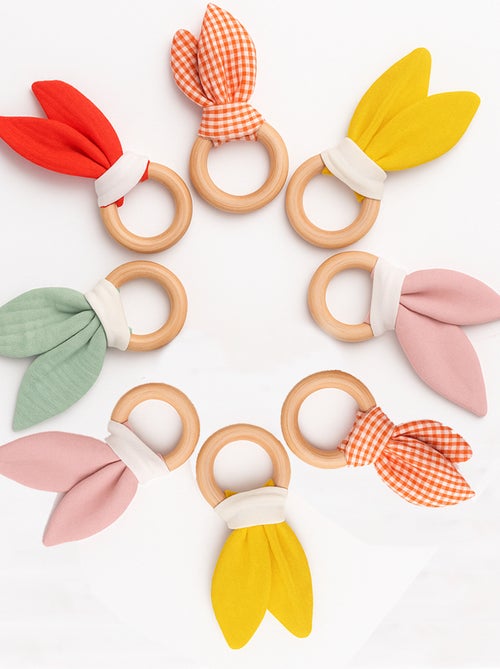 Anello da dentizione in cotone biologico - Kiabi