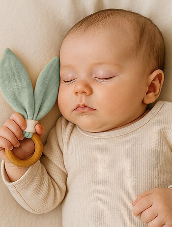 Anello da dentizione in cotone biologico