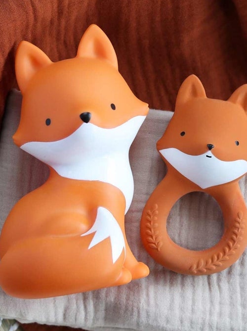 Anello da dentizione sonaglio volpe 100% naturale | A Little Lovely Company - Kiabi