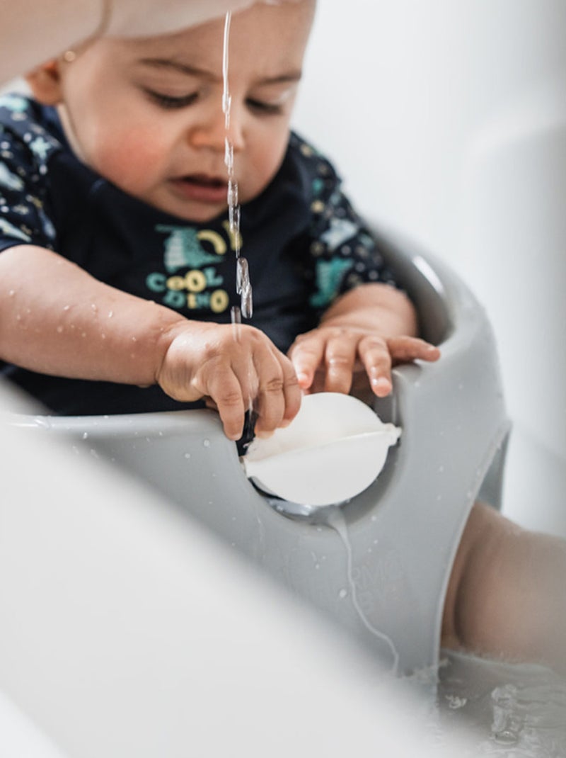Anello per bagno bambino con ventose AQUAFUN Thermobaby mulinello d’acqua Blu Blu cielo - Kiabi