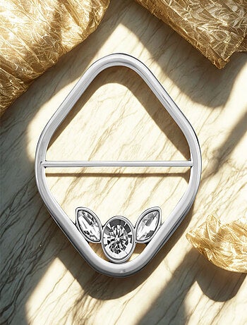 Anello per foulard Circle Square