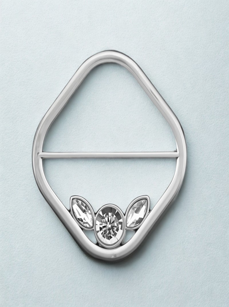 Anello per foulard Circle Square Argento - Kiabi