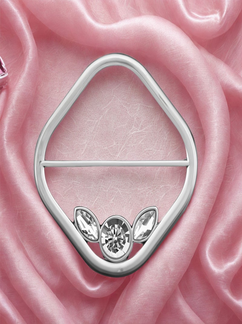 Anello per foulard Circle Square Argento - Kiabi