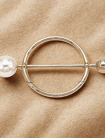 Anello per foulard Perla solitaria