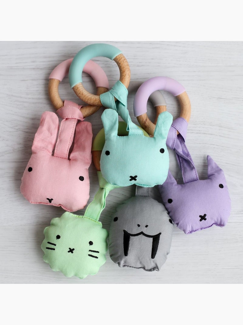 Anello per la dentizione con peluche | sevira kids | sevira kids Grigio - Kiabi