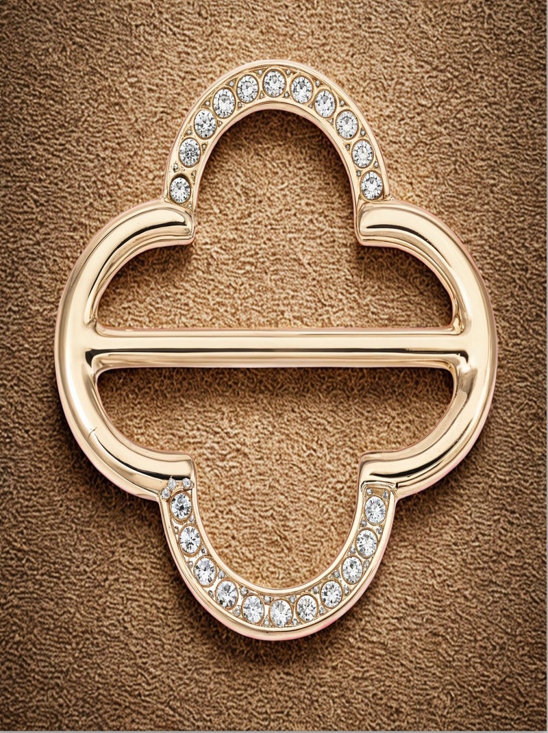 Anello portafoulard Trifoglio Oro - Kiabi