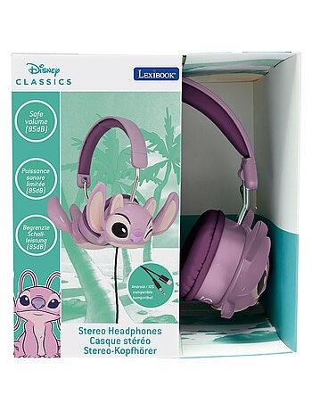 Angel di Disney Stitch Cuffia pieghevole a filo con limitazione sicura del volume