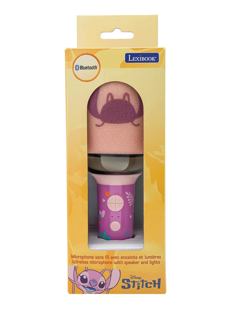 Angel Karaoke microfono Microfono con effetti sonori e luminosi Rosa - Kiabi