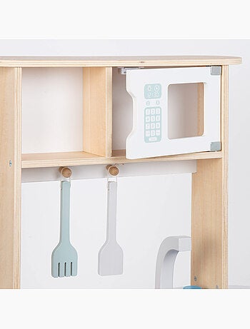 Angolo cottura in legno con utensili WOOMAX