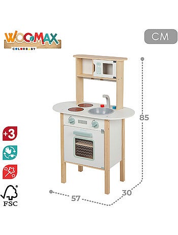 Angolo cottura in legno con utensili WOOMAX