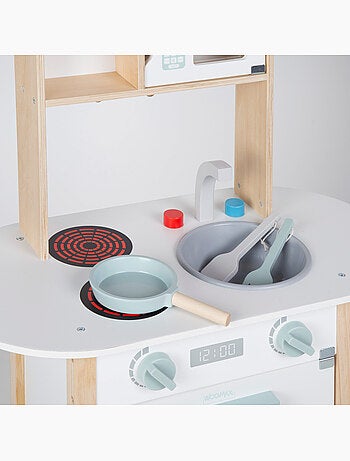 Angolo cottura in legno con utensili WOOMAX