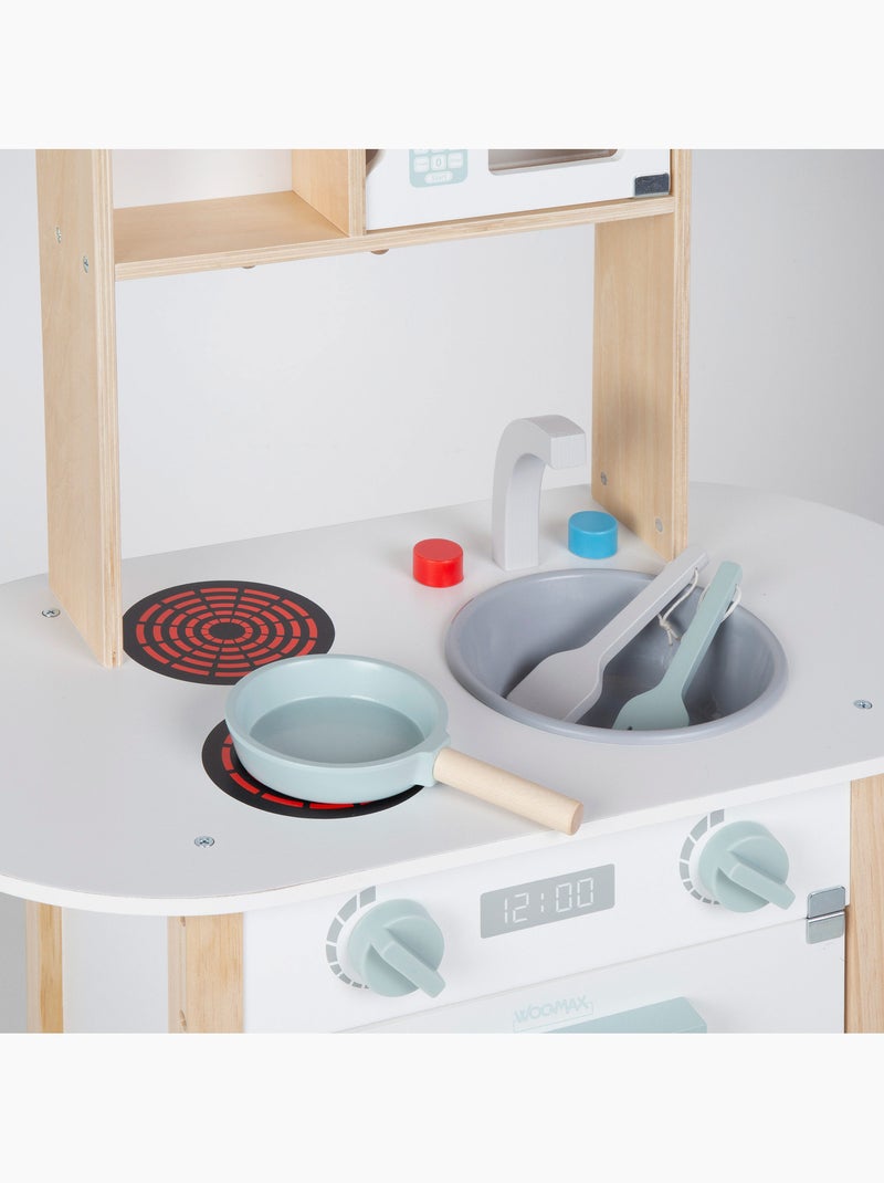 Angolo cottura in legno con utensili WOOMAX N/D - Kiabi