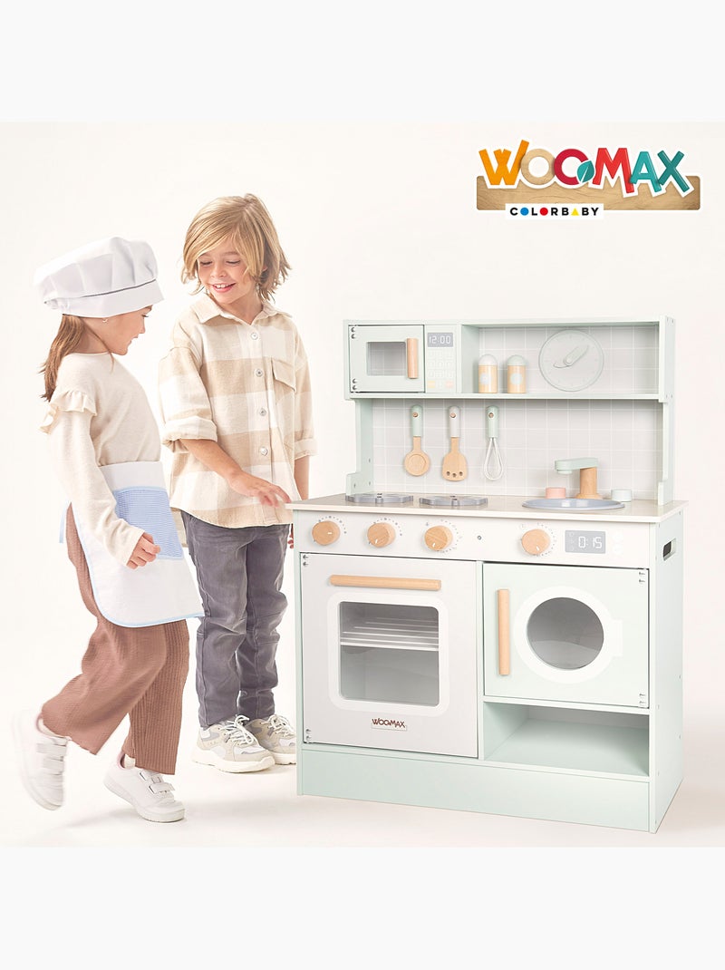 Angolo cottura in legno WOOMAX con elementi interattivi e accessori N/D - Kiabi