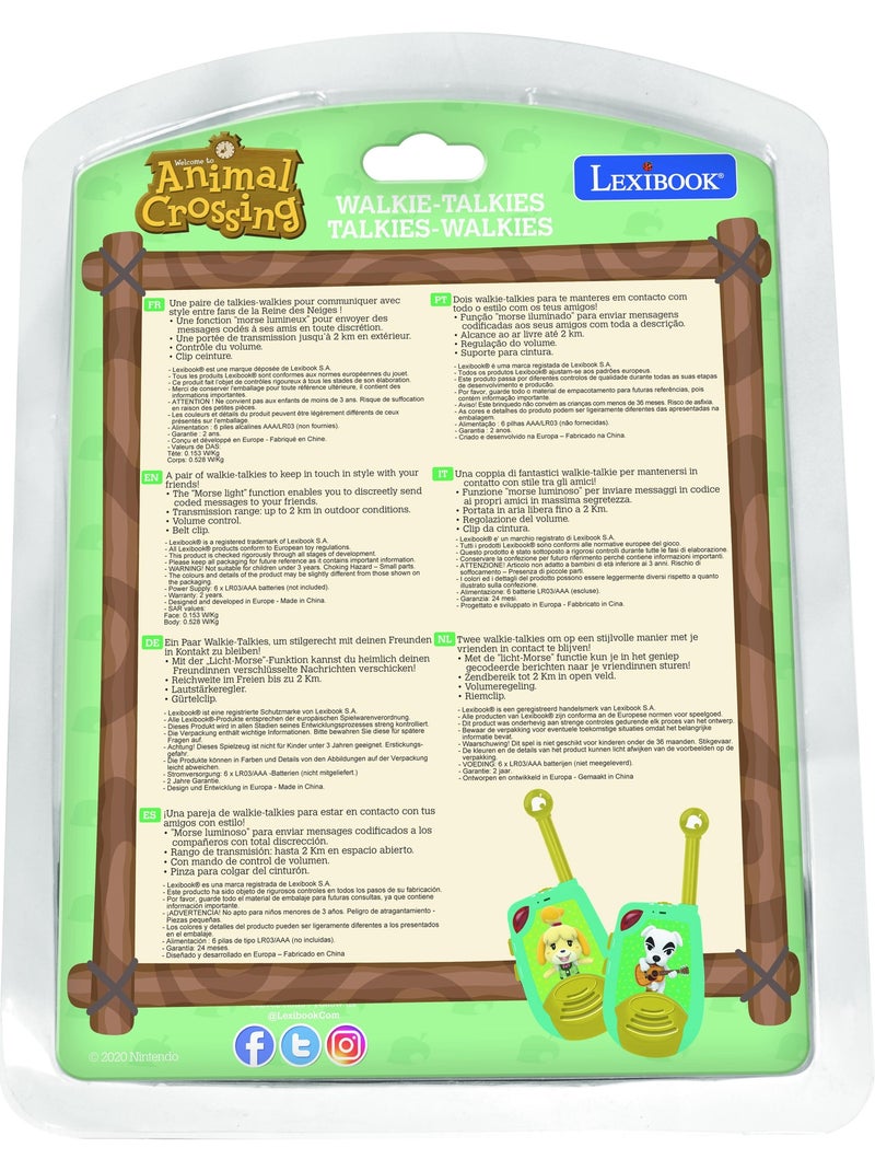 Animal crossing walkie talkies 2 km N/D - Kiabi