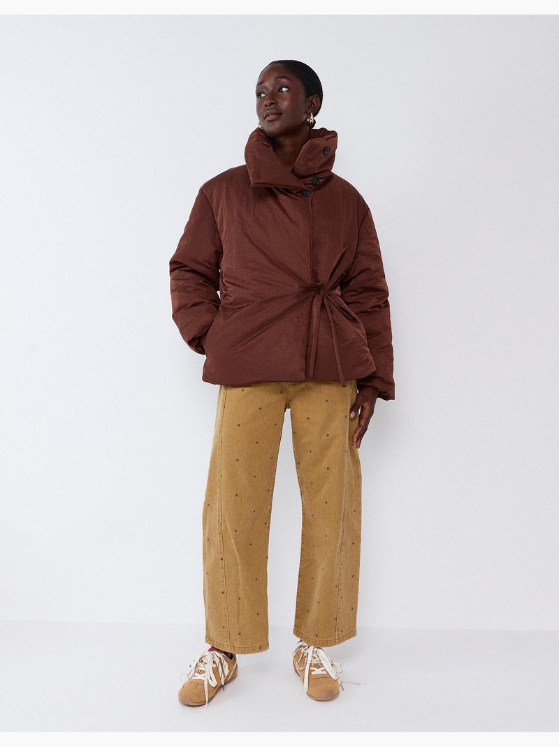 Anorak corto, mo fashion Marrone - Kiabi