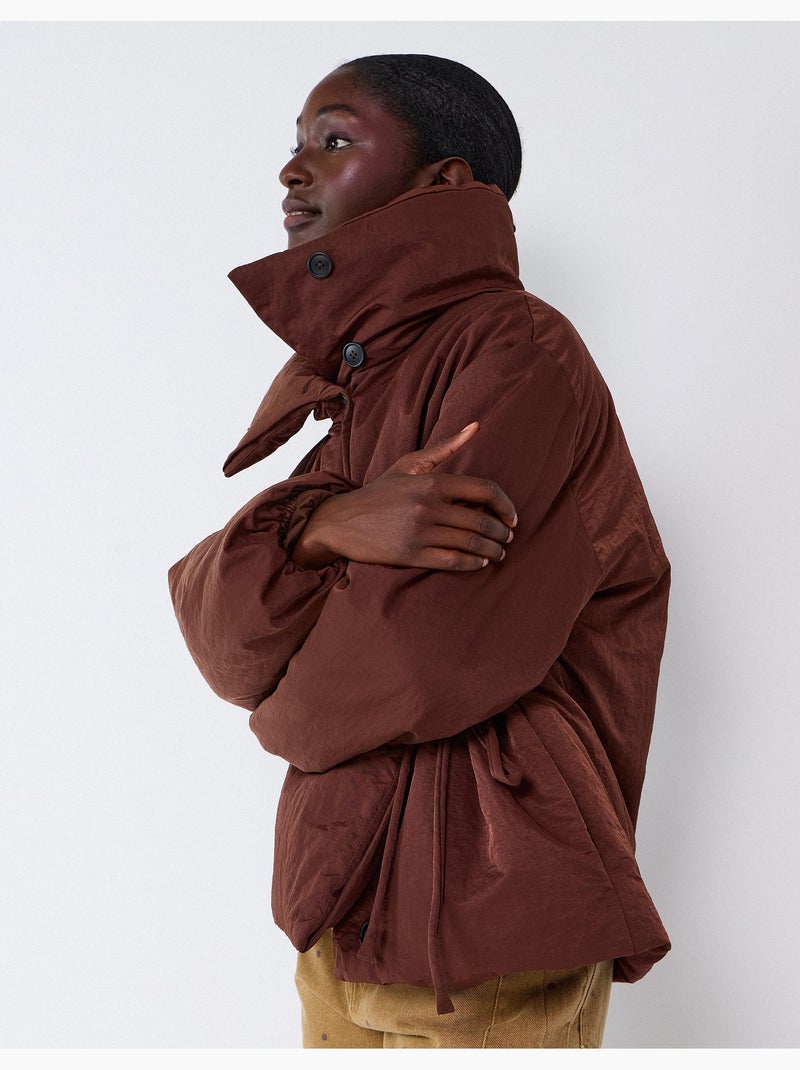 Anorak corto, mo fashion Marrone - Kiabi